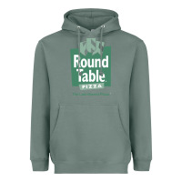 Sage round table pizza Heavyweight Hoodie - PixelWave