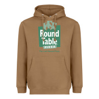 Toasted Coconut round table pizza Heavyweight Hoodie - PixelWave
