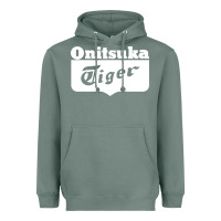 Sage onitsuka tiger Heavyweight Hoodie - PixelWave