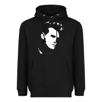 Black morrissey the smiths Heavyweight Hoodie - PixelWave