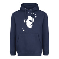 Navy morrissey the smiths Heavyweight Hoodie - PixelWave