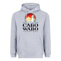 Heather Grey cabo wabo Heavyweight Hoodie - PixelWave