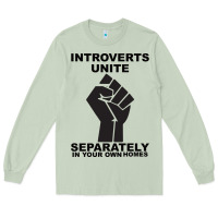 Matcha introverts unite seperately in your own homes Long Sleeve Tee - Bettercallsaul