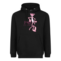 Black pink panther Heavyweight Hoodie - PixelWave