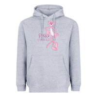 Heather Grey pink panther Heavyweight Hoodie - PixelWave