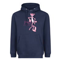 Navy pink panther Heavyweight Hoodie - PixelWave