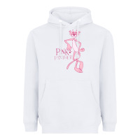 White pink panther Heavyweight Hoodie - PixelWave