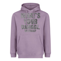 Lavender what's your damage, heather   heathers Heavyweight Hoodie - PixelWave