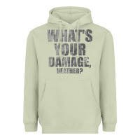 Matcha what's your damage, heather   heathers Heavyweight Hoodie - PixelWave