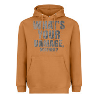 Meerkat what's your damage, heather   heathers Heavyweight Hoodie - PixelWave