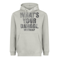 Moon Dust what's your damage, heather   heathers Heavyweight Hoodie - PixelWave