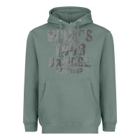 Sage what's your damage, heather   heathers Heavyweight Hoodie - PixelWave