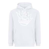 White ween Heavyweight Hoodie - PixelWave