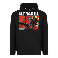 Black the merch ultrakill 1 Heavyweight Hoodie - PixelWave