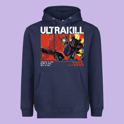 The Merch Ultrakill 1 Heavyweight Hoodie Designed By Pixelwave