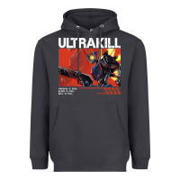 Smoke the merch ultrakill 1 Heavyweight Hoodie - PixelWave