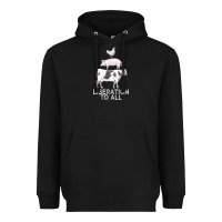 Black liberation to all vegan vegetarian food animal love Heavyweight Hoodie - PixelWave