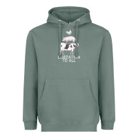Sage liberation to all vegan vegetarian food animal love Heavyweight Hoodie - PixelWave