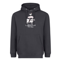 Smoke liberation to all vegan vegetarian food animal love Heavyweight Hoodie - PixelWave