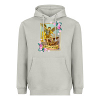 Moon Dust St Michael the Archangel - Protector Catholic Church Angel Heavyweight Hoodie - PixelWave