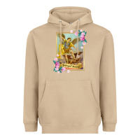 Mushroom St Michael the Archangel - Protector Catholic Church Angel Heavyweight Hoodie - PixelWave