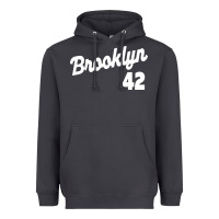 Smoke brooklyn 42 Heavyweight Hoodie - PixelWave
