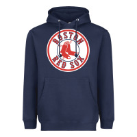 Navy Boston R e d S o x Heavyweight Hoodie - Craftify