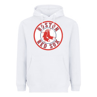 White Boston R e d S o x Heavyweight Hoodie - Craftify