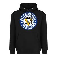 Black penguins player sky Heavyweight Hoodie - Craftify