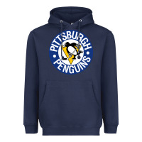 Penguins Player Sky Heavyweight Hoodie | Teevron