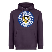 Plum penguins player sky Heavyweight Hoodie - Craftify