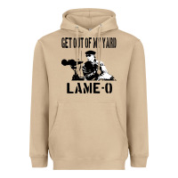 Mushroom get out of my yard lame o the burbs quote the burbs Heavyweight Hoodie - Craftify