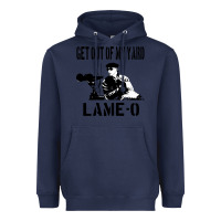 Navy get out of my yard lame o the burbs quote the burbs Heavyweight Hoodie - Craftify