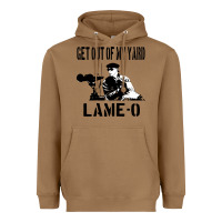 Toasted Coconut get out of my yard lame o the burbs quote the burbs Heavyweight Hoodie - Craftify