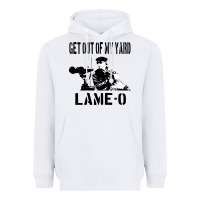 White get out of my yard lame o the burbs quote the burbs Heavyweight Hoodie - Craftify