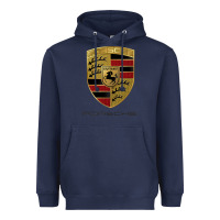 Navy .Porches new Heavyweight Hoodie - Craftify