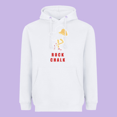 Vintage Jayhawk Ku Heavyweight Hoodie Designed By Craftify