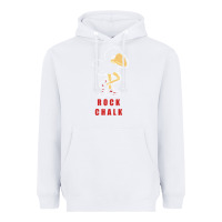 White Vintage jayhawk ku Heavyweight Hoodie - Craftify