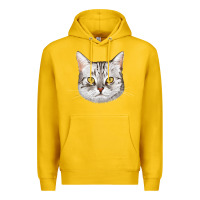 Lemon American Shorthair Cat Face Premium Hoodie - LillyAllenDesigns