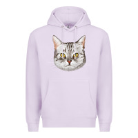 Lilac American Shorthair Cat Face Premium Hoodie - LillyAllenDesigns
