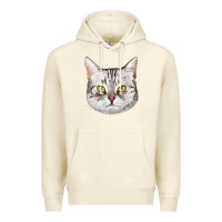 Tofu American Shorthair Cat Face Premium Hoodie - LillyAllenDesigns
