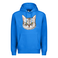 True Royal American Shorthair Cat Face Premium Hoodie - LillyAllenDesigns
