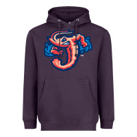 Plum jacksonville jumbo shrimp Heavyweight Hoodie - Craftify