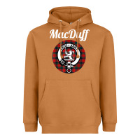 Meerkat MacDuff Clan Scottish Name Coat Of Arms Tartan Heavyweight Hoodie - Craftify