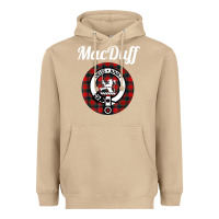Mushroom MacDuff Clan Scottish Name Coat Of Arms Tartan Heavyweight Hoodie - Craftify
