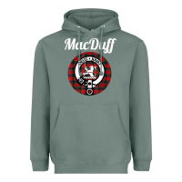 Sage MacDuff Clan Scottish Name Coat Of Arms Tartan Heavyweight Hoodie - Craftify