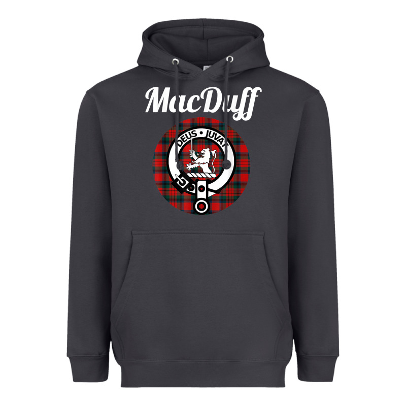 Macduff Clan Scottish Name Coat Of Arms Tartan Heavyweight Hoodie by Craftify | Teevron