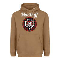 Toasted Coconut MacDuff Clan Scottish Name Coat Of Arms Tartan Heavyweight Hoodie - Craftify