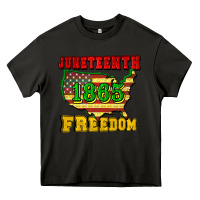 Asphalt juneteenth 1865 freedom Heavy Core Tee - CowGirlArtShop