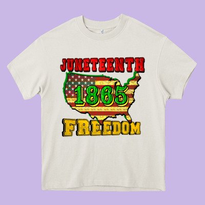 Juneteenth 1865 Freedom Heavy Core Tee Designed By Cowgirlartshop
